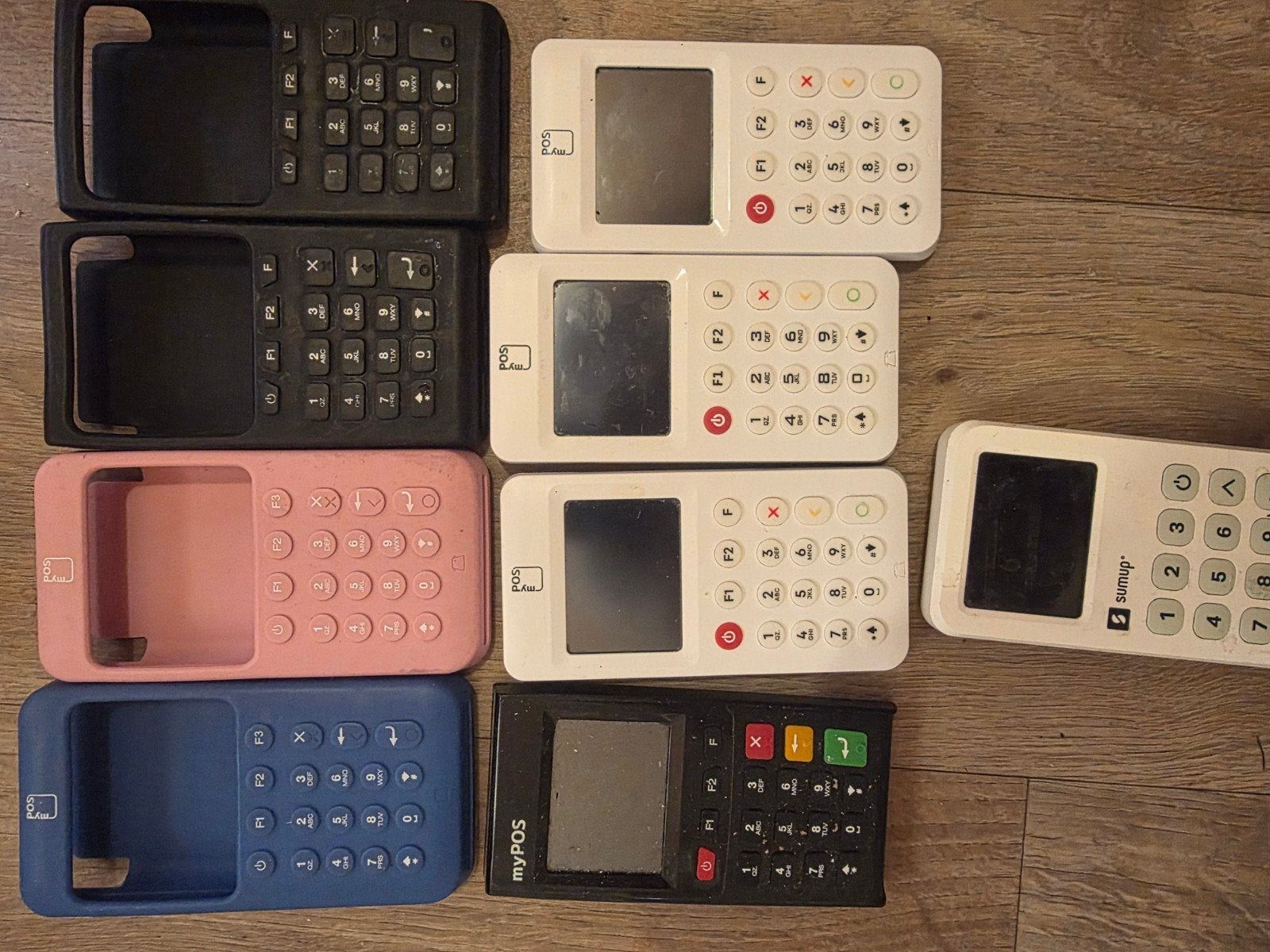 Diverse pinautomaten en beschermhoezen, Ophalen of Verzenden