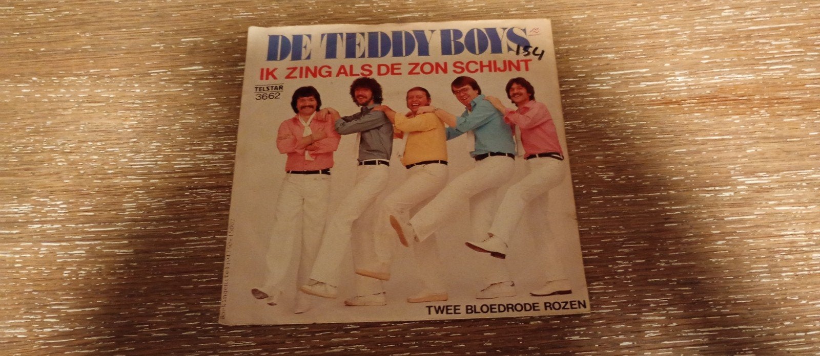 de teddy boys - ik zing als de zon schijnt, Gebruikt, 7 inch, Ophalen of Verzenden, Nederlandstalig