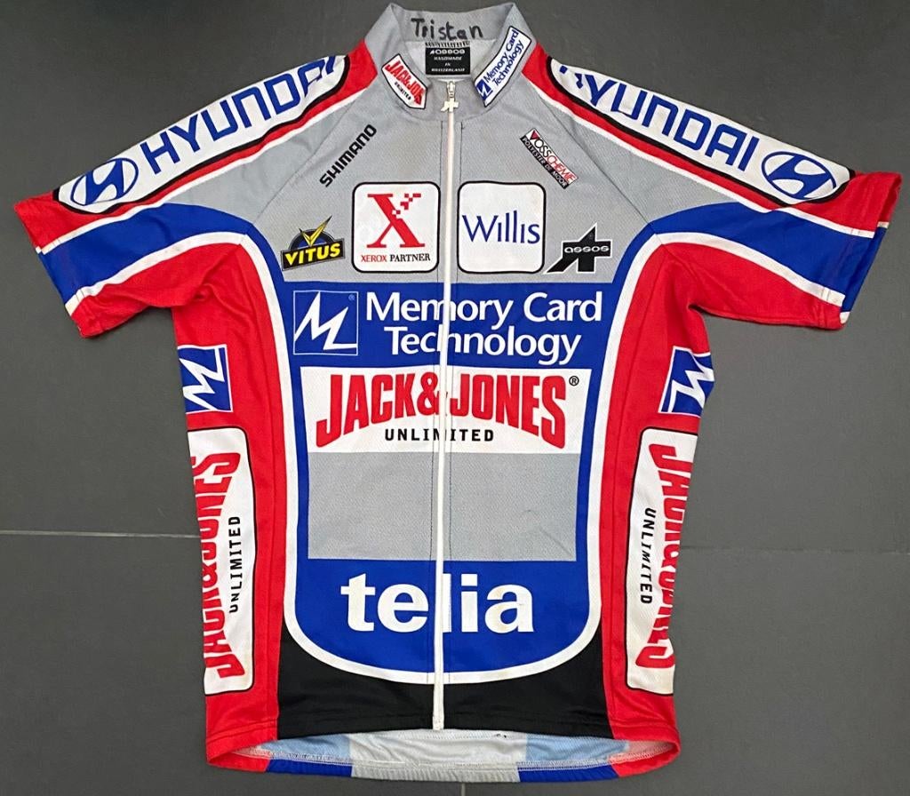 Wielershirt MemoryCard–Jack&Jones–TRISTAN HOFFMAN–2000+naam, Ophalen of Verzenden, Overige typen