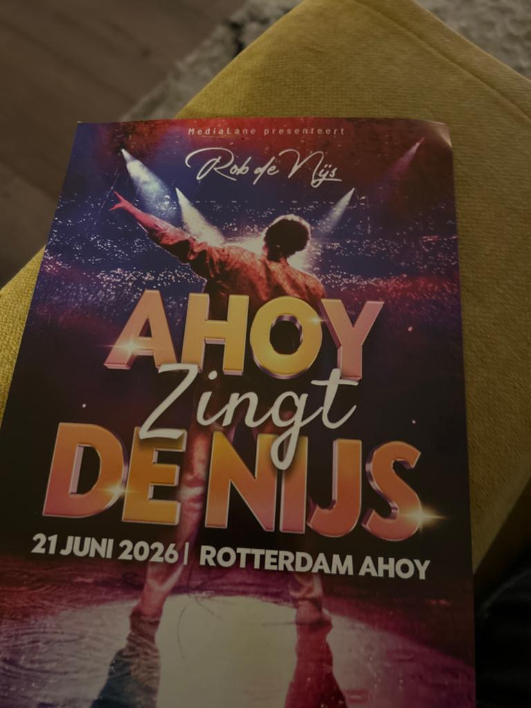 Musical Ahoy zingt ROB de NIJS, Tickets en Kaartjes, Theater | Musical, Twee personen