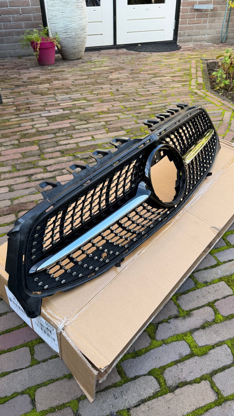 Oraginele Mercedes CLA W118 Grill, Ophalen, Nieuw, Voor, Mercedes-Benz