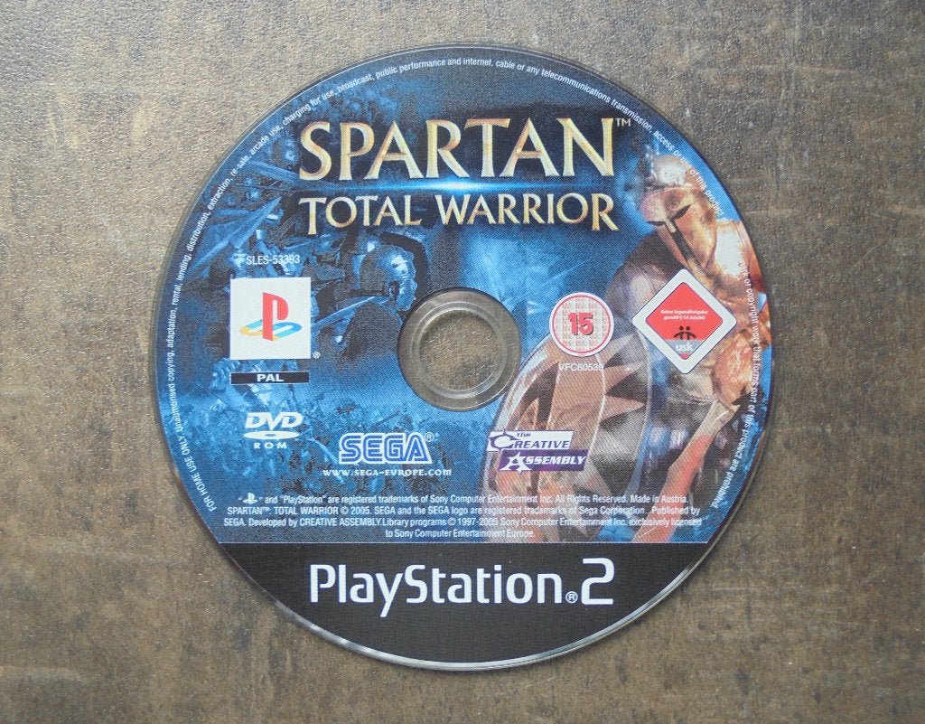 Spartan Total Warrior voor PS2 (zie foto's), Avontuur en Actie, Gebruikt, 1 speler, Ophalen of Verzenden