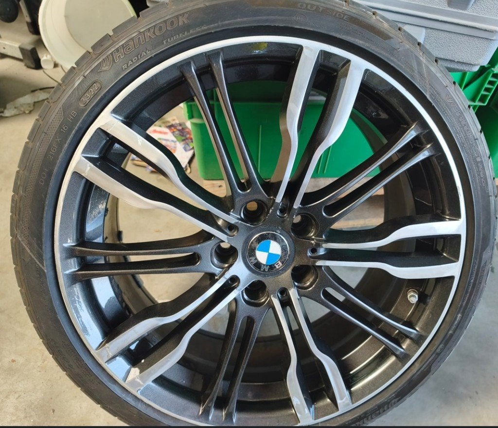 19" velgen 5x112 bmw et 45  + 225/40-19 banden + TPMS, Auto-onderdelen, Banden en Velgen, Gebruikt, Banden en Velgen, Personenwagen
