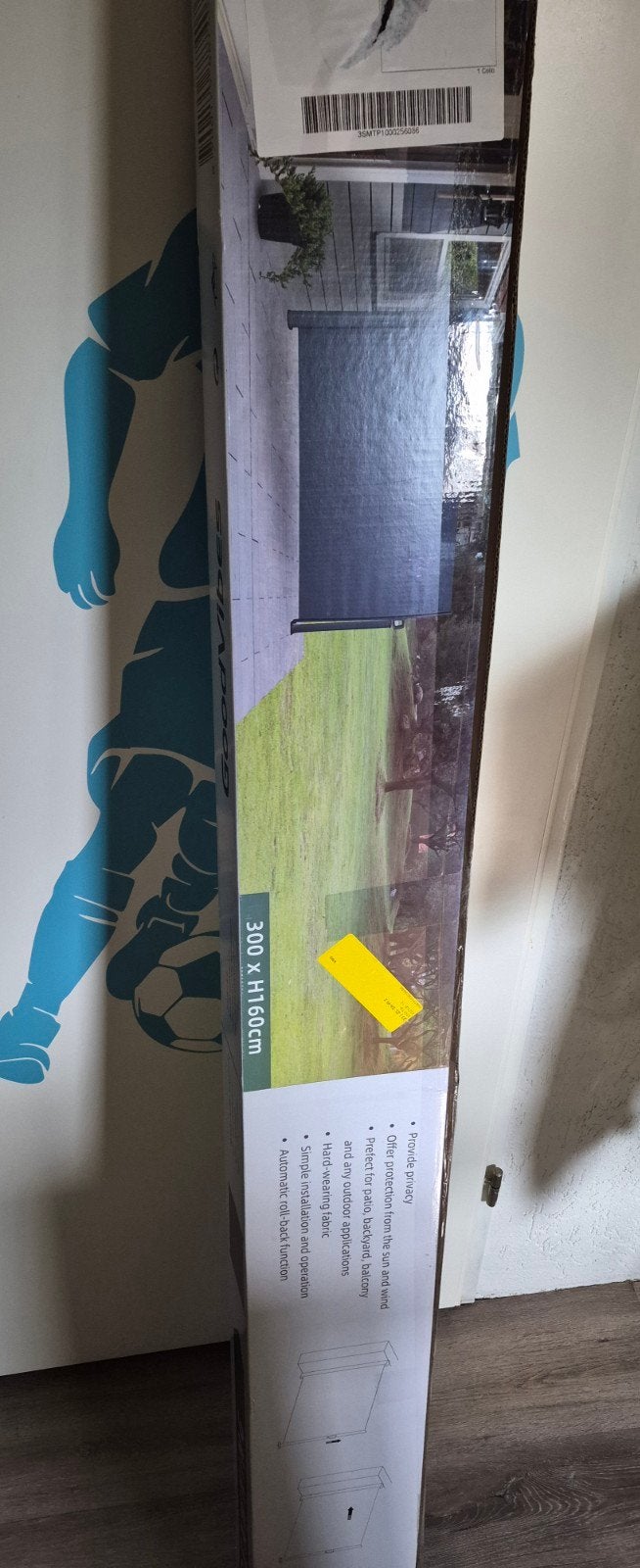 Nieuw windscherm 300x160cm in doos - ongebruikt, Caravans en Kamperen, Ophalen of Verzenden, Uittrekbaar, Nieuw