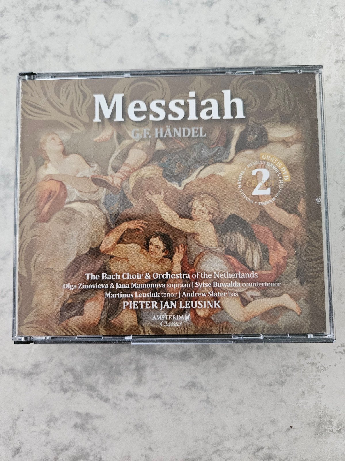 CD/DVD Set: G.F. Händel - Messiah (Pieter Jan Leusink) - 2 C, Ophalen of Verzenden, Barok, Gebruikt
