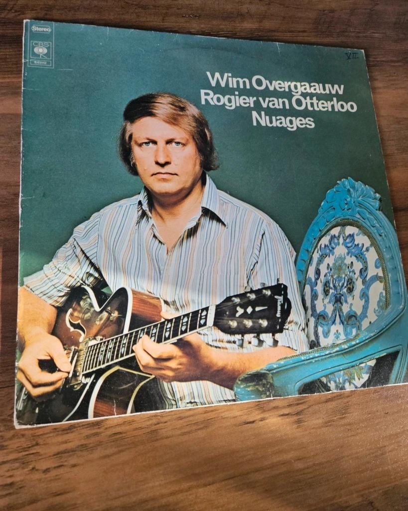 Wim Overgaauw Rogier van Otterloo Nuages LP Vinyl, Cd's en Dvd's, Vinyl | Jazz en Blues, 1960 tot 1980, Gebruikt, Ophalen of Verzenden
