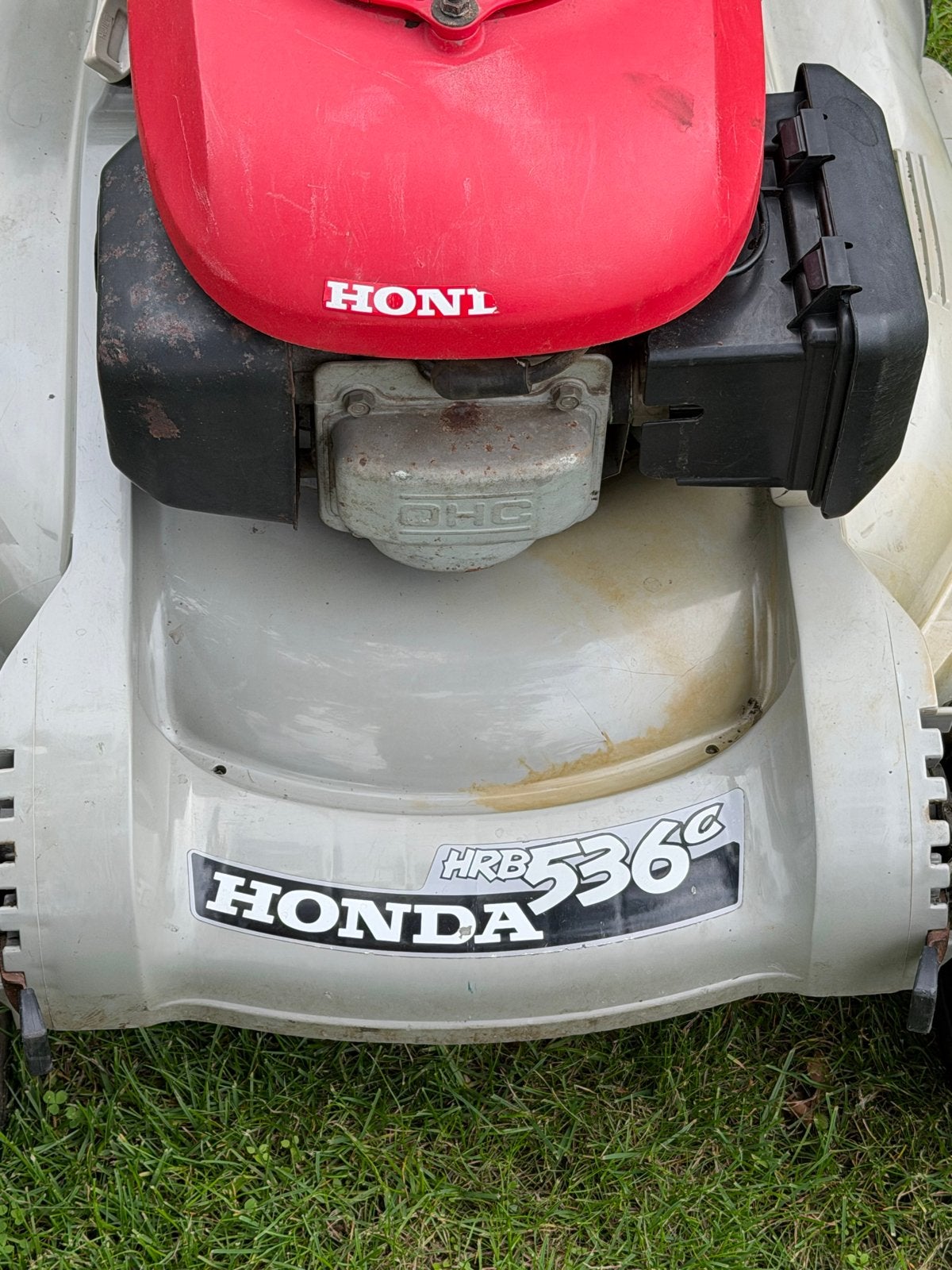 Honda HRB 536C Benzine Grasmaaier met Opvangzak, Ophalen, Cirkelmaaier, Gebruikt, 50 cm of meer