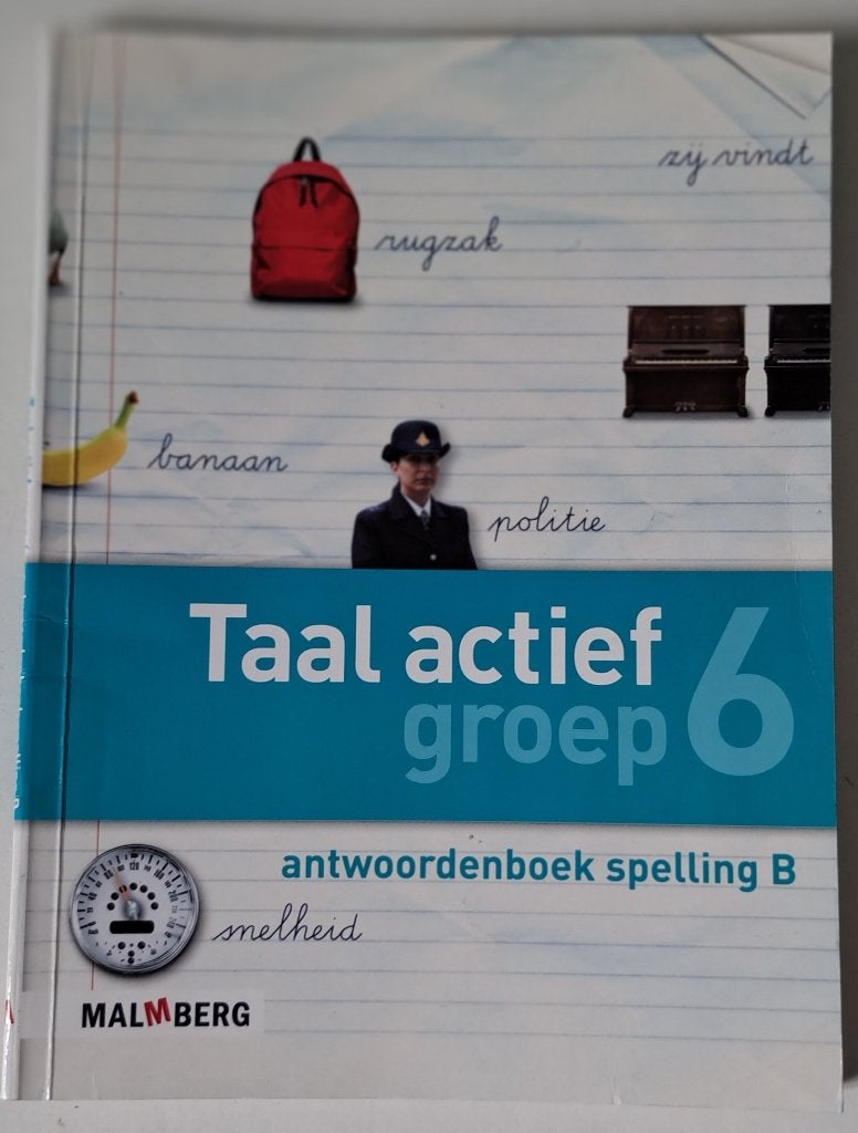 9789034568878 Taal actief 4, groep 6 Antw. Spelling B, Verzenden, Zo goed als nieuw, Overige niveaus, Nederlands