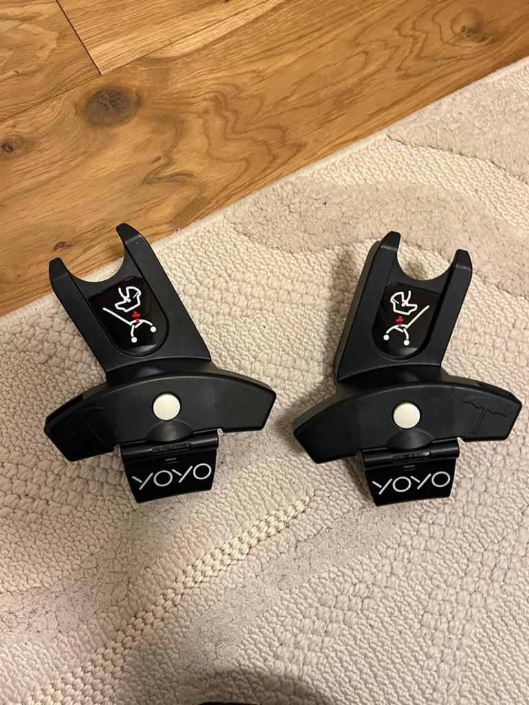 BABYZEN YOYO 2 maxi cosi adapters (links + rechts), Gebruikt, Met autostoeltje, Ophalen, Kinderwagen