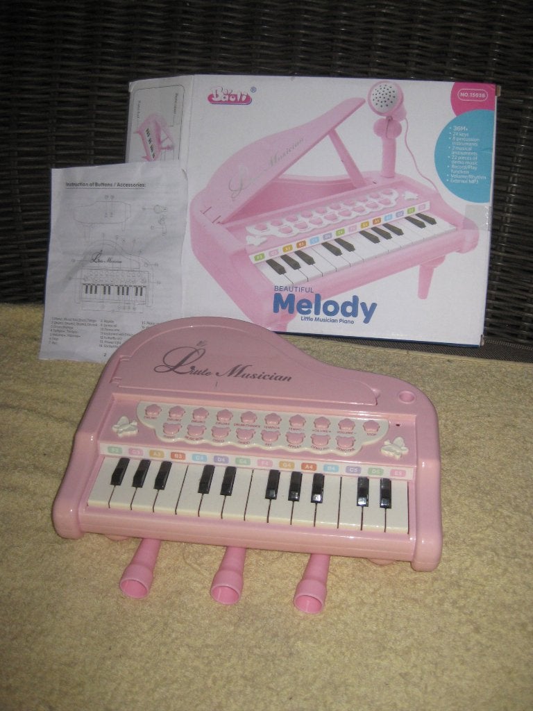 Roze kinderpiano  - Little Musician, Ophalen of Verzenden, Zo goed als nieuw, Melodische percussie
