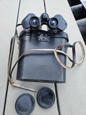 Leuke krachtige duitse Noblesse Verrekijker (gecoate optiek), Refurbished, 8 tot 12x, Nachtkijker, Porro (met knik)