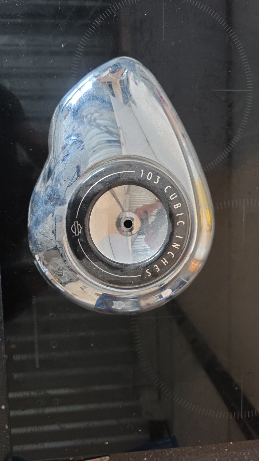 Harley Davidson Luchtfilter Deksel 103 Cubic Inches, Motoren, Onderdelen | Harley-Davidson, Ophalen of Verzenden, Gebruikt