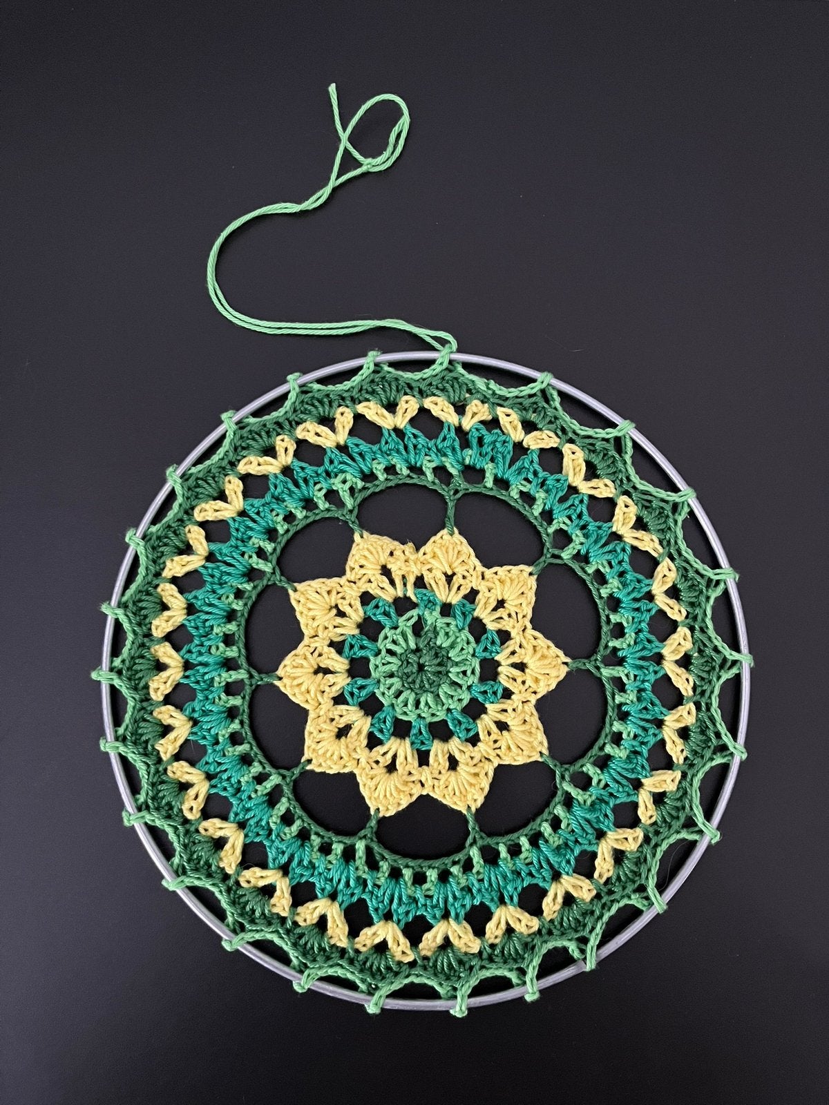 Gehaakte mandala, Ophalen of Verzenden, Nieuw, Haken, Overige typen