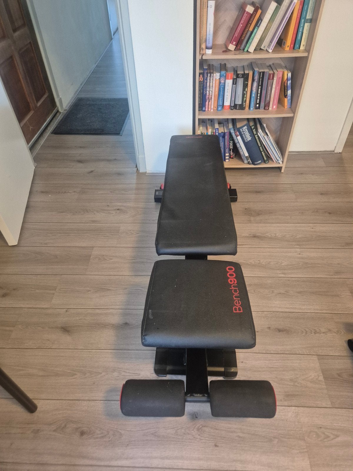 Halterbank Bench 900 van Decatlon, Ophalen, Gebruikt, Benen, Fitnessbank