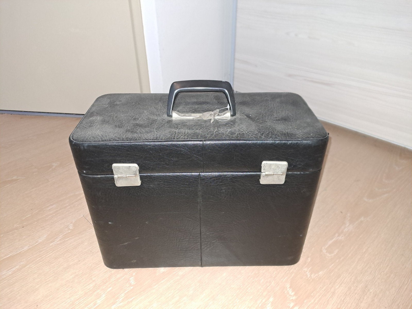 Vintage Hangmappen Koffer - Zwart, Gebruikt, Ophalen, Overige materialen, Gebruikt, Slot