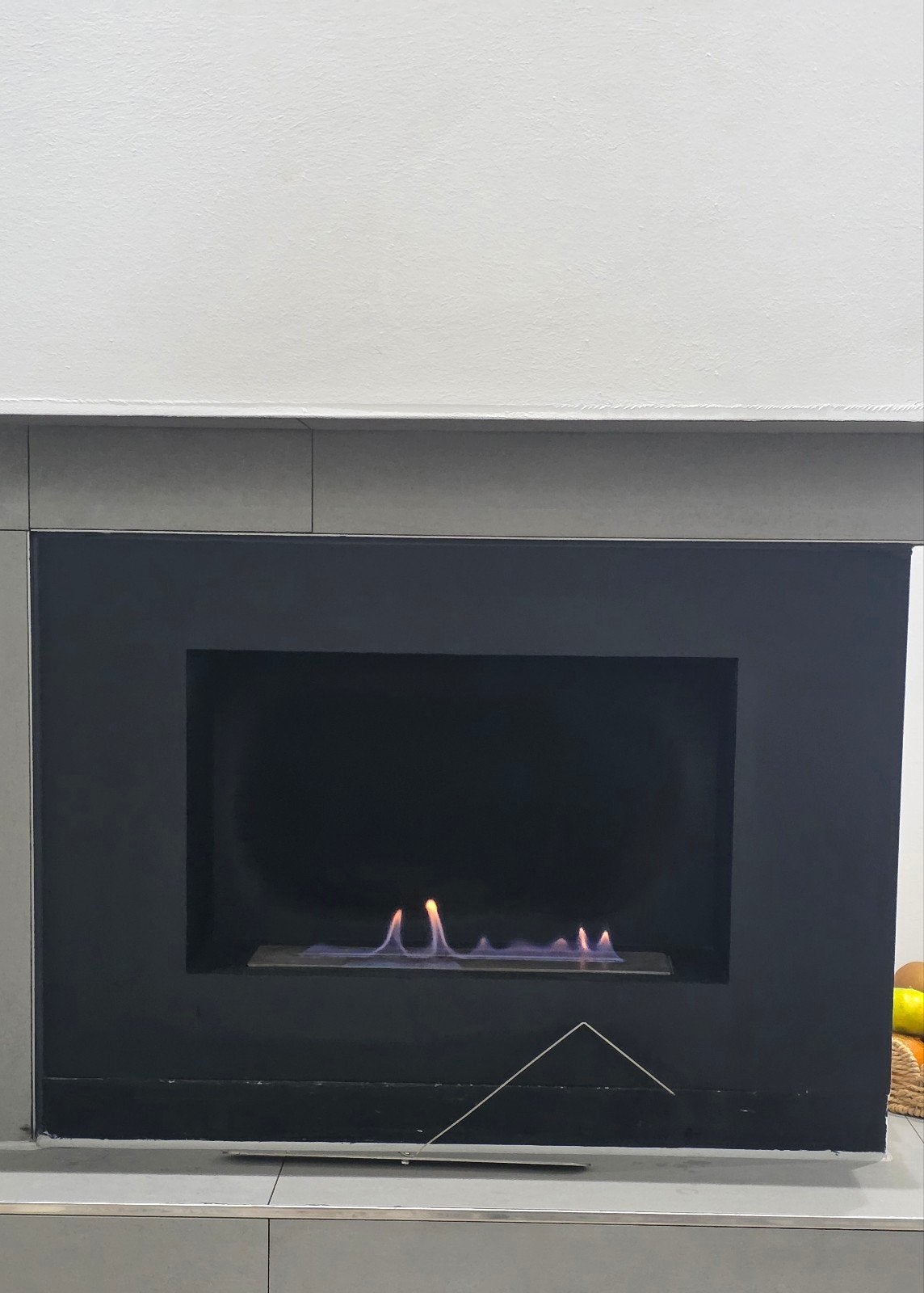 Bio ethanol inbouw haard 80cm x 50, Ophalen, Gebruikt, Inbouwhaard, Overige soorten