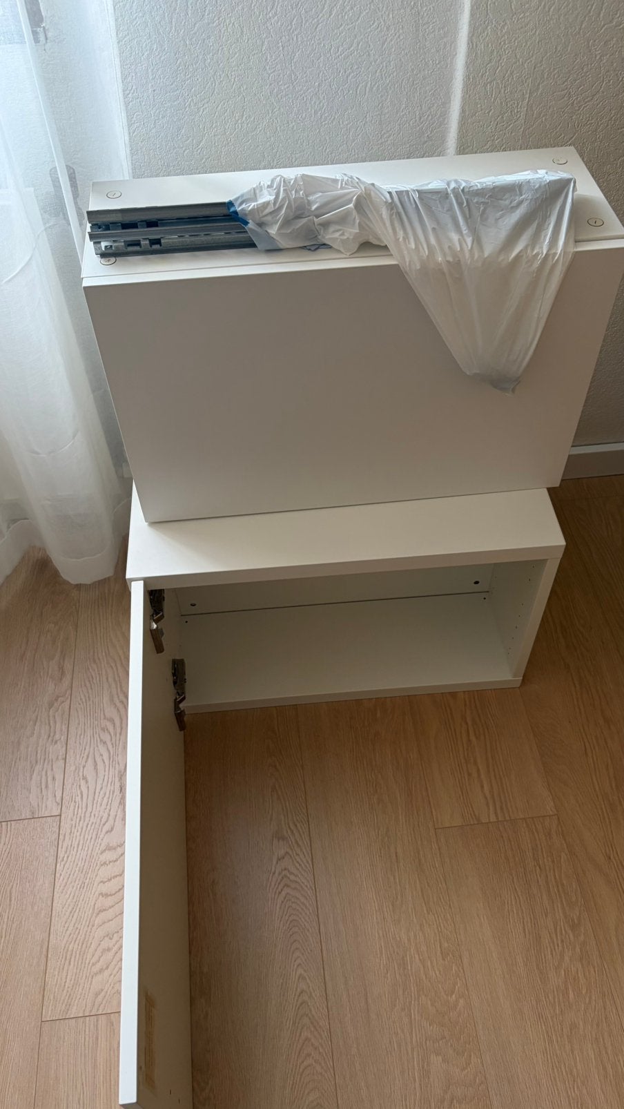 IKEA BESTÅ wandkast / opbergelement (60x20x38 cm) - Wit, Ophalen, Zo goed als nieuw