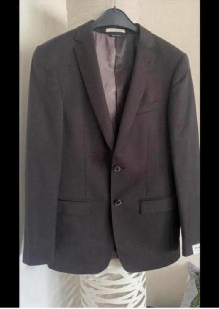 Van Gils 44  XS S nieuw wol antraciet, Kleding | Heren, Ophalen of Verzenden, Nieuw, Maat 46 (S) of kleiner, Grijs