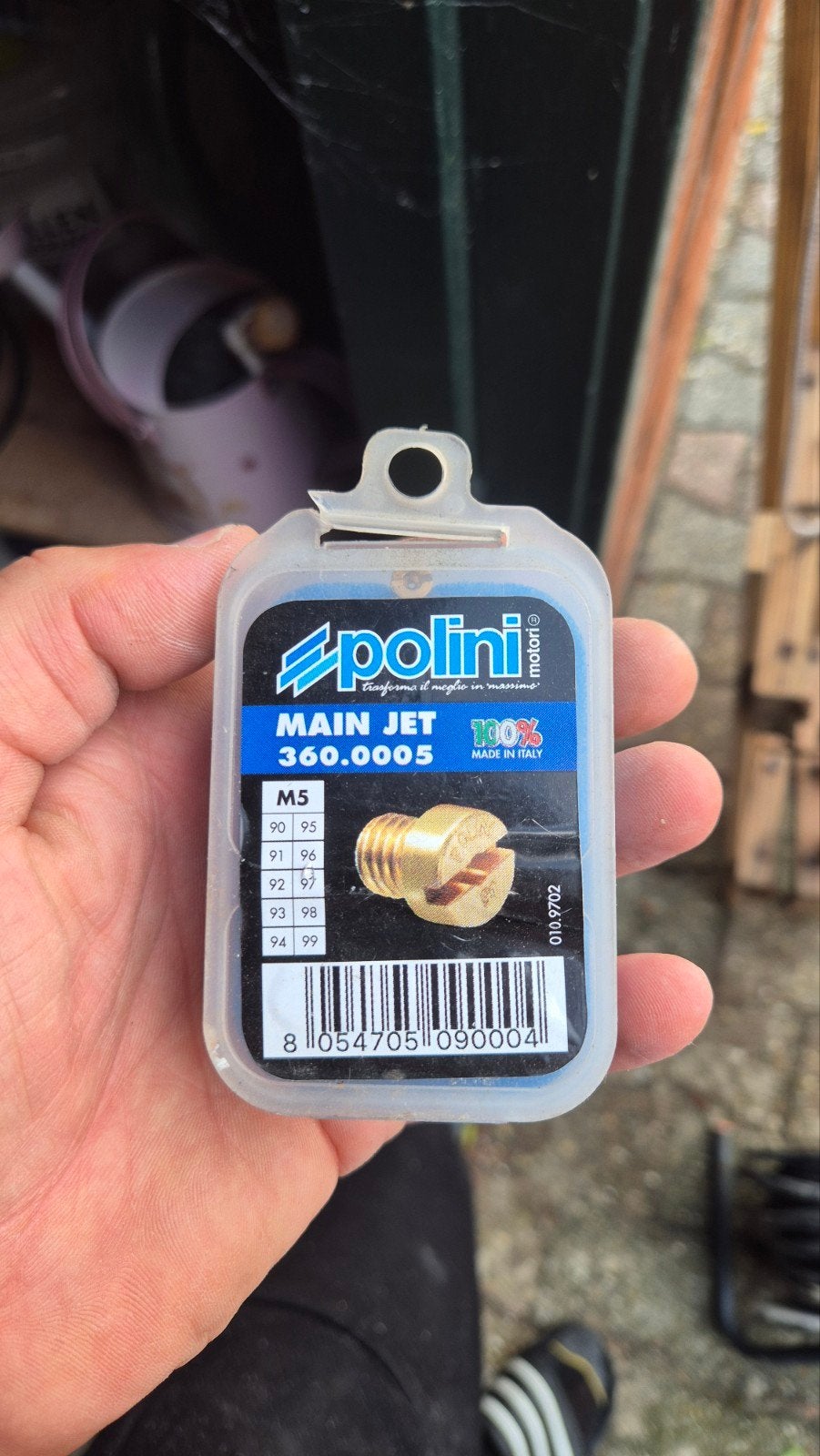 Spruitstukken set (4 stuks +1,  niet Polini ), Ophalen, Gebruikt, Carburateur, Polini