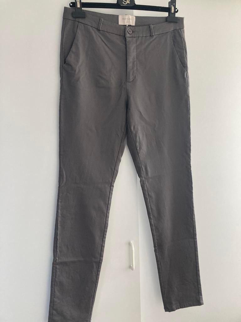 Freequent mooie chino leatherlook wax mt 40, Maat 38/40 (M), Ophalen of Verzenden, Zo goed als nieuw, Grijs
