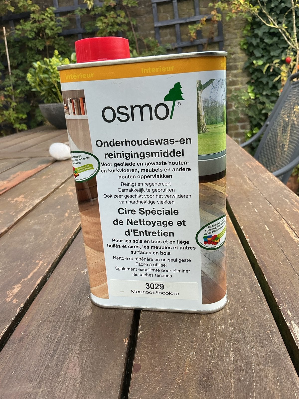 Osmo Onderhoudswas- en reinigingsmiddel, Ophalen, Schoonmaakmiddel