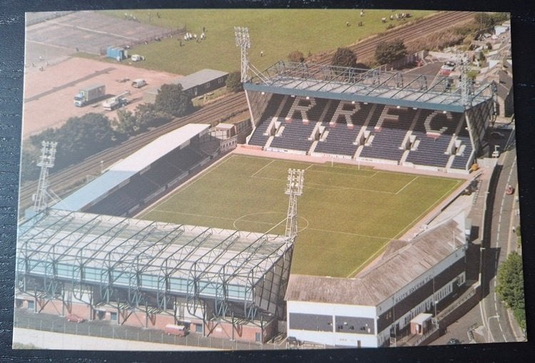 Stadion ansichtkaart Raith Rovers, Ophalen of Verzenden, Zo goed als nieuw, Buitenlandse clubs, Poster, Plaatje of Sticker