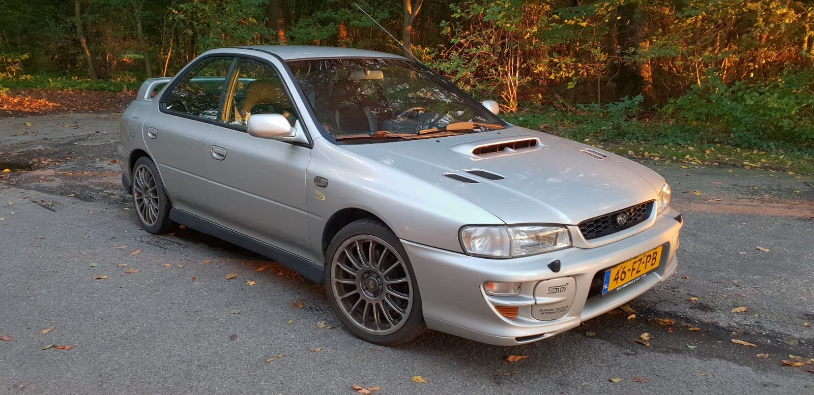 Subaru Impreza 2.0 GT Turbo AWD 2000 Grijs, Auto's, Stof, 4 cilinders, Handgeschakeld, Vierwielaandrijving