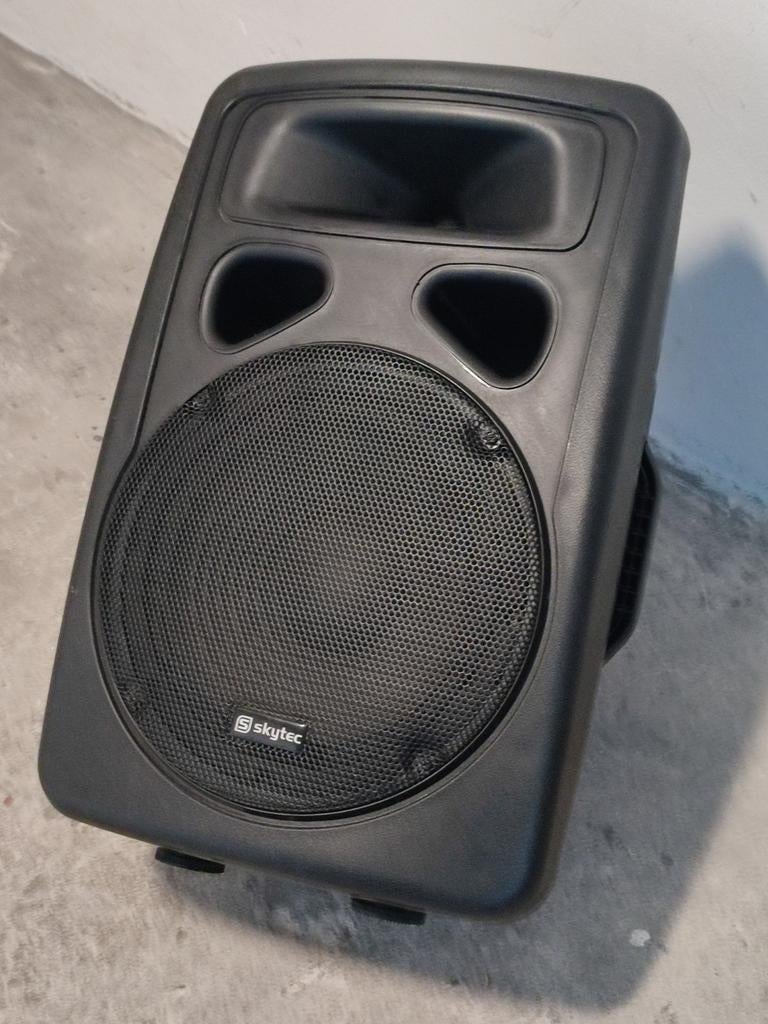 SkyTec SP1000A ABS Actieve PA Luidspreker Box 10" 400W, Ophalen of Verzenden, Zo goed als nieuw, Audio