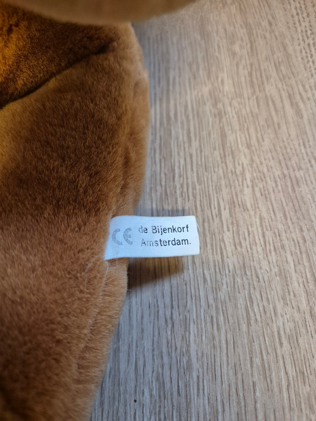 De bijenkorf beer knuffel 45 cm, Verzamelen, Ophalen of Verzenden, Stoffen beer, Overige merken