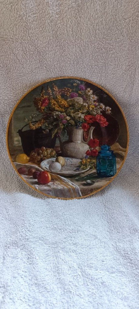 Ochtend stilleven, 21 cm, 21 cm, Decoratieobject, Steen/keramiek