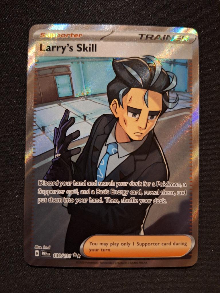 Larry's Skill #139 (Prismatic Evolutions), Verzenden, Zo goed als nieuw, Losse kaart