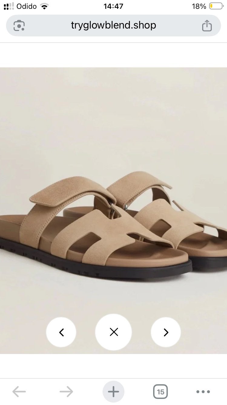 H sandalen beige maat 40 nieuw, Ophalen, Beige, Nieuw, Sandalen of Muiltjes