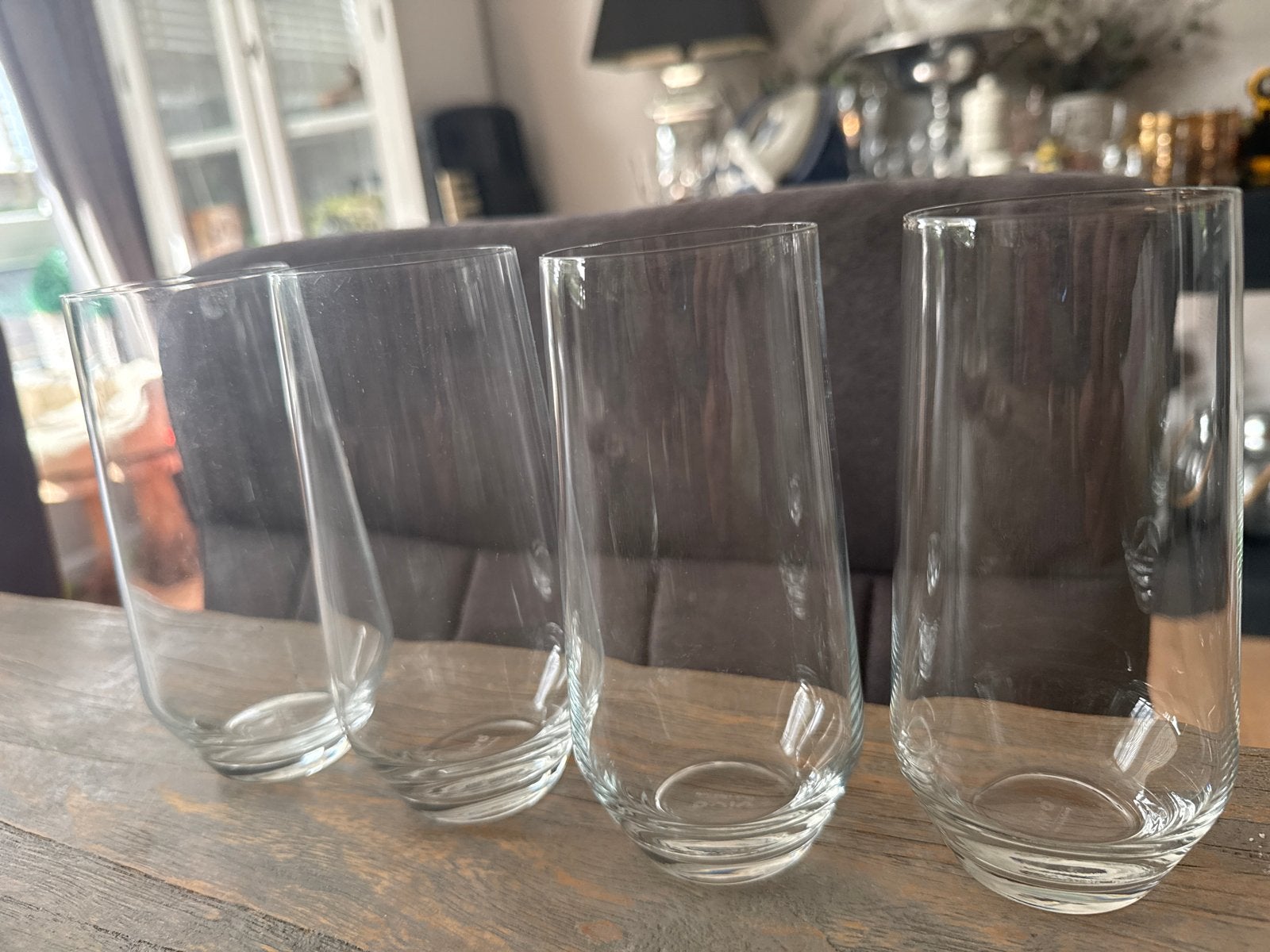 Vivo glazen 4 stuks, Glas of Glazen, Vivo, Ophalen of Verzenden, Glas
