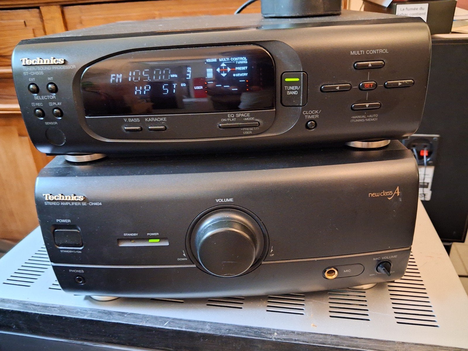 Technics ST-CH505 Tuner/Sound Processor., Audio, Tv en Foto, Stereo-sets, Ophalen of Verzenden, Zo goed als nieuw, Overige merken