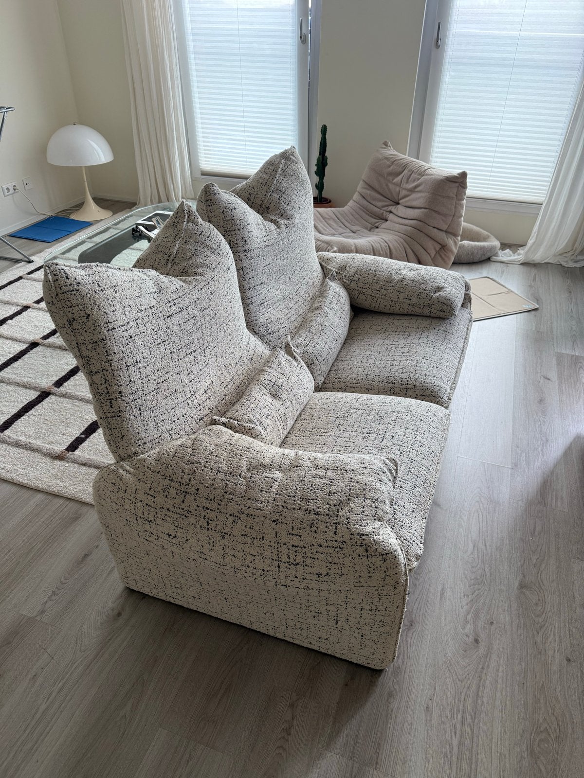 Maralunga bank van Vico Magistretti voor Cassina, 150 tot 200 cm, Tweepersoons, 75 tot 100 cm, Ophalen of Verzenden