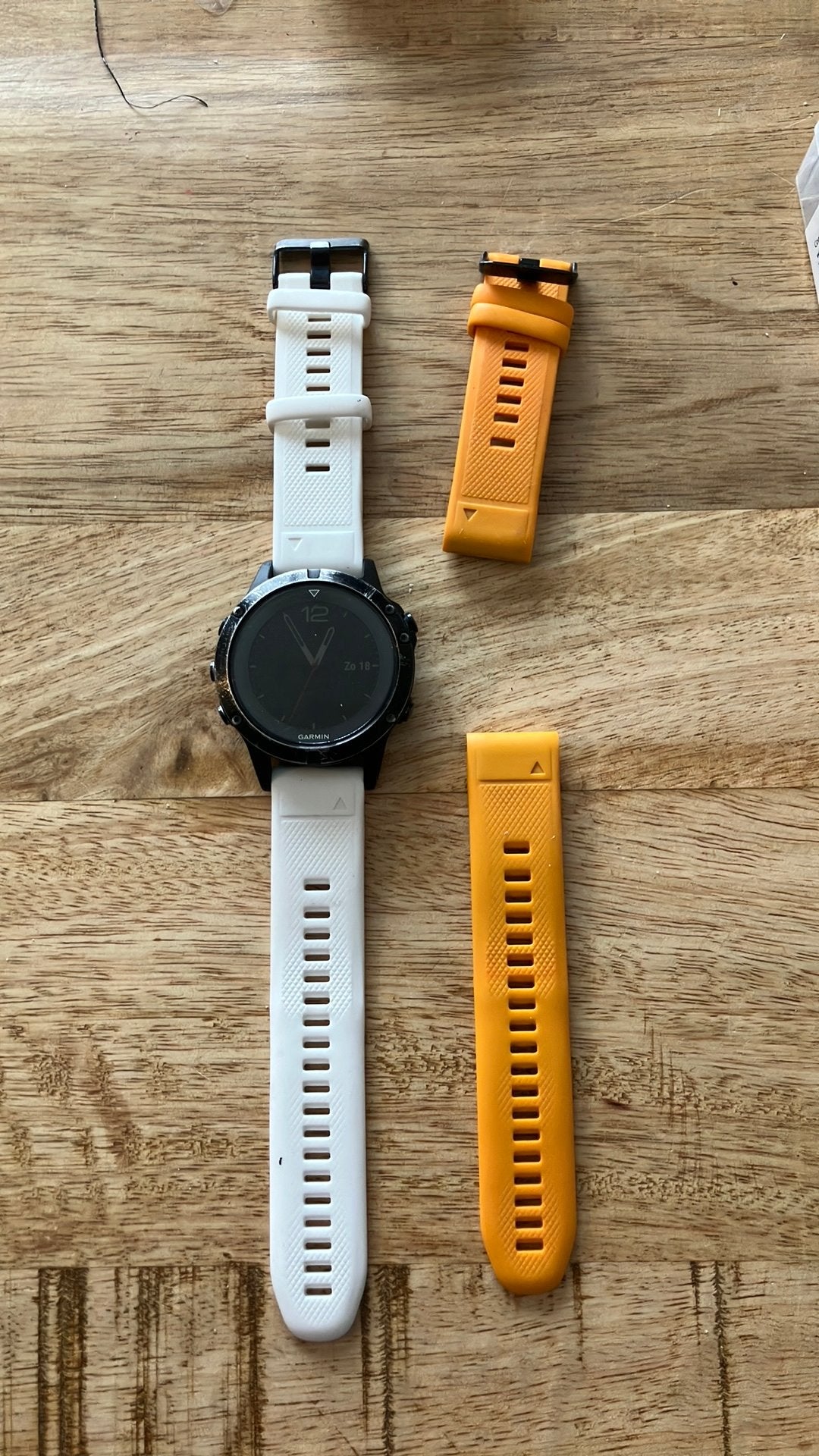 Garmin Fenix 5 Sapphire, Gebruikt, Stappen, Zwart, IOS