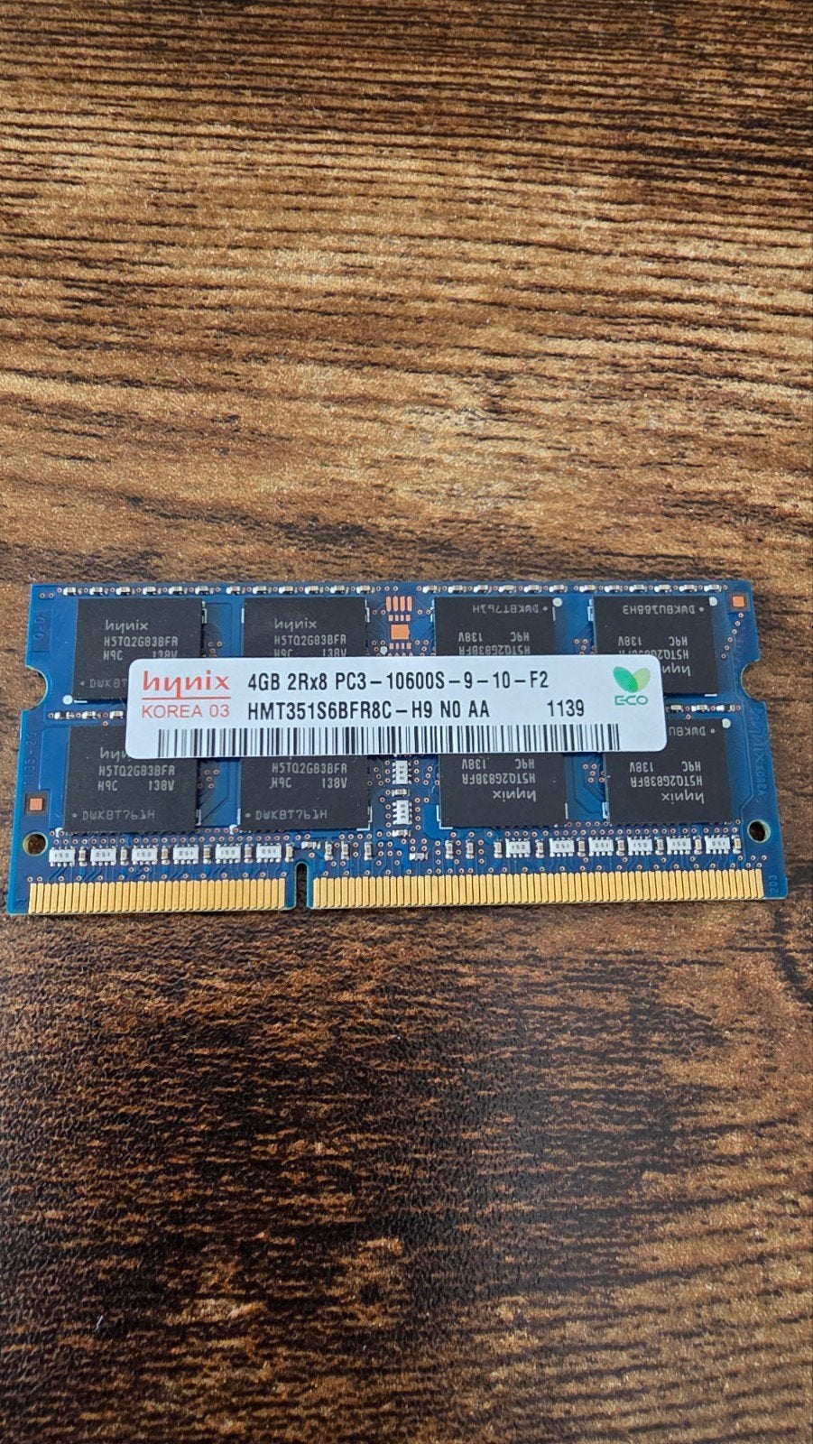 Hynix 4GB DDR3 RAM Geheugenmodule (PC3-10600S), Computers en Software, RAM geheugen, Gebruikt, DDR3, Ophalen of Verzenden, Laptop