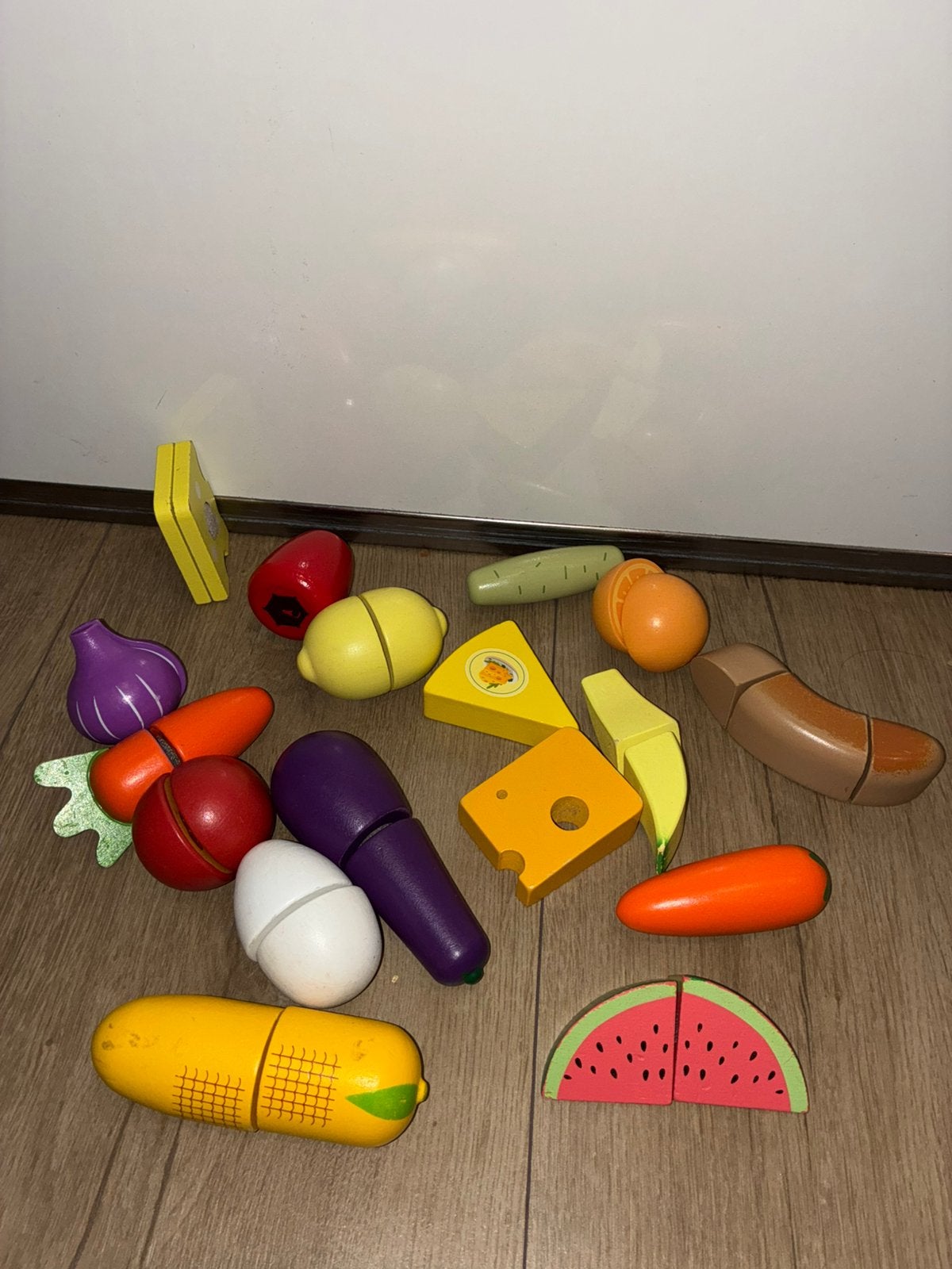 Houten snij fruit, Ophalen of Verzenden, Gebruikt