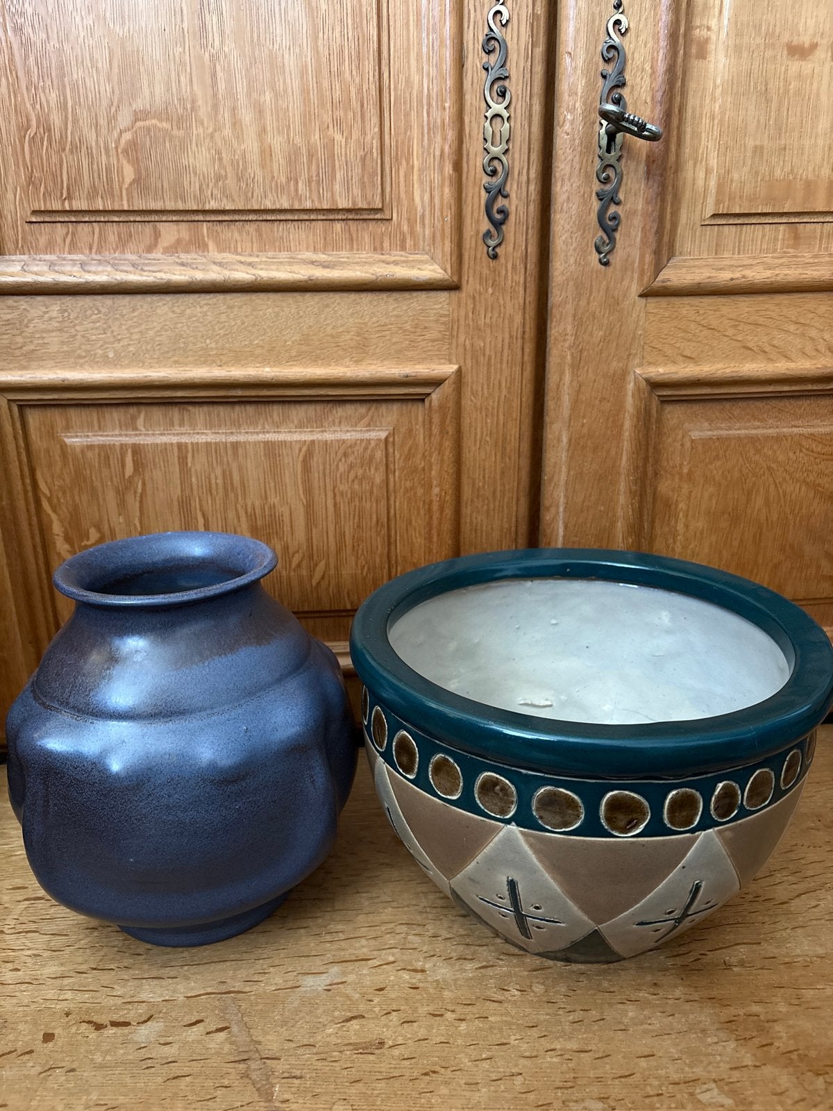 decoratieve vazen/potten - Keramiek vintage, Ophalen of Verzenden