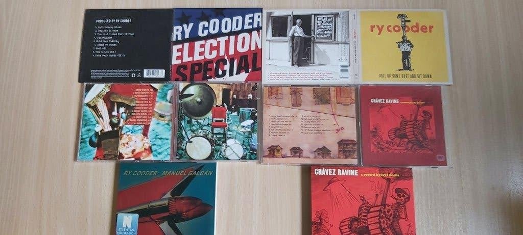 Ry Cooder 4 cd's 1 koop 28 Eu ook los Elec,pull,mambo,chavez, Cd's en Dvd's, Cd's | Pop, Zo goed als nieuw, Ophalen of Verzenden