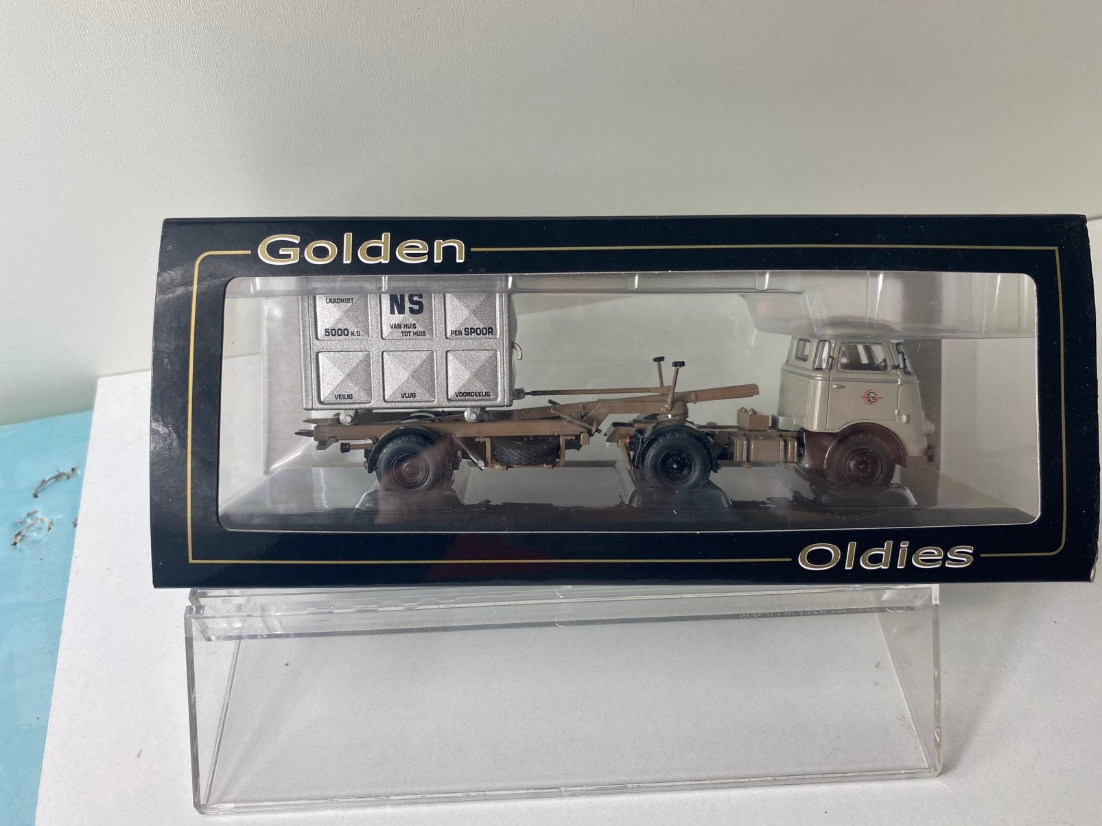 1:50 DAF “van gend en loos”/container NS-golden oldies, Hobby en Vrije tijd, Modelauto's | 1:50, Ophalen of Verzenden, Nieuw, Bus of Vrachtwagen