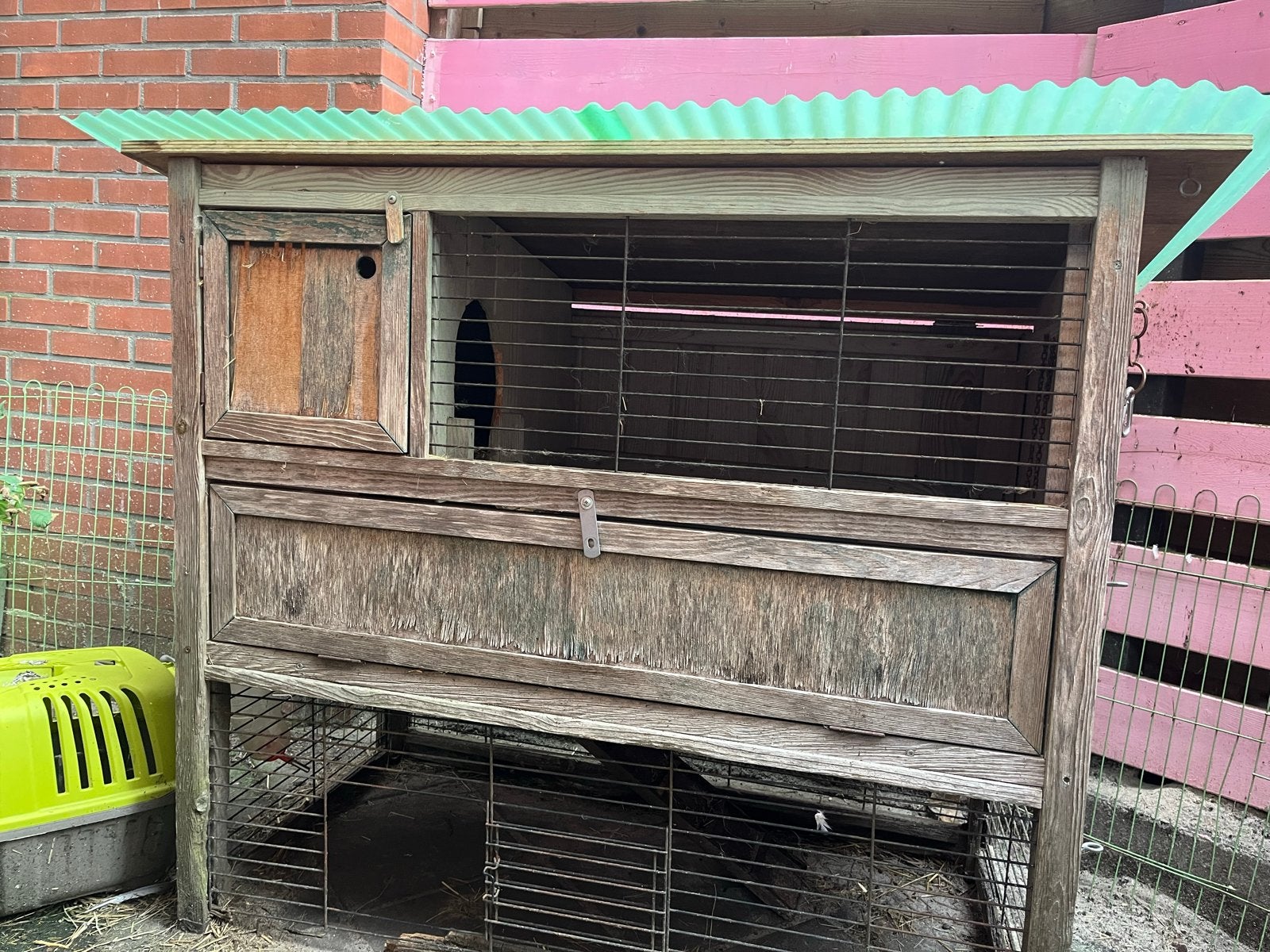 Konijnenhok GRATIS, Ophalen, 90 cm of meer, Konijn, Hok