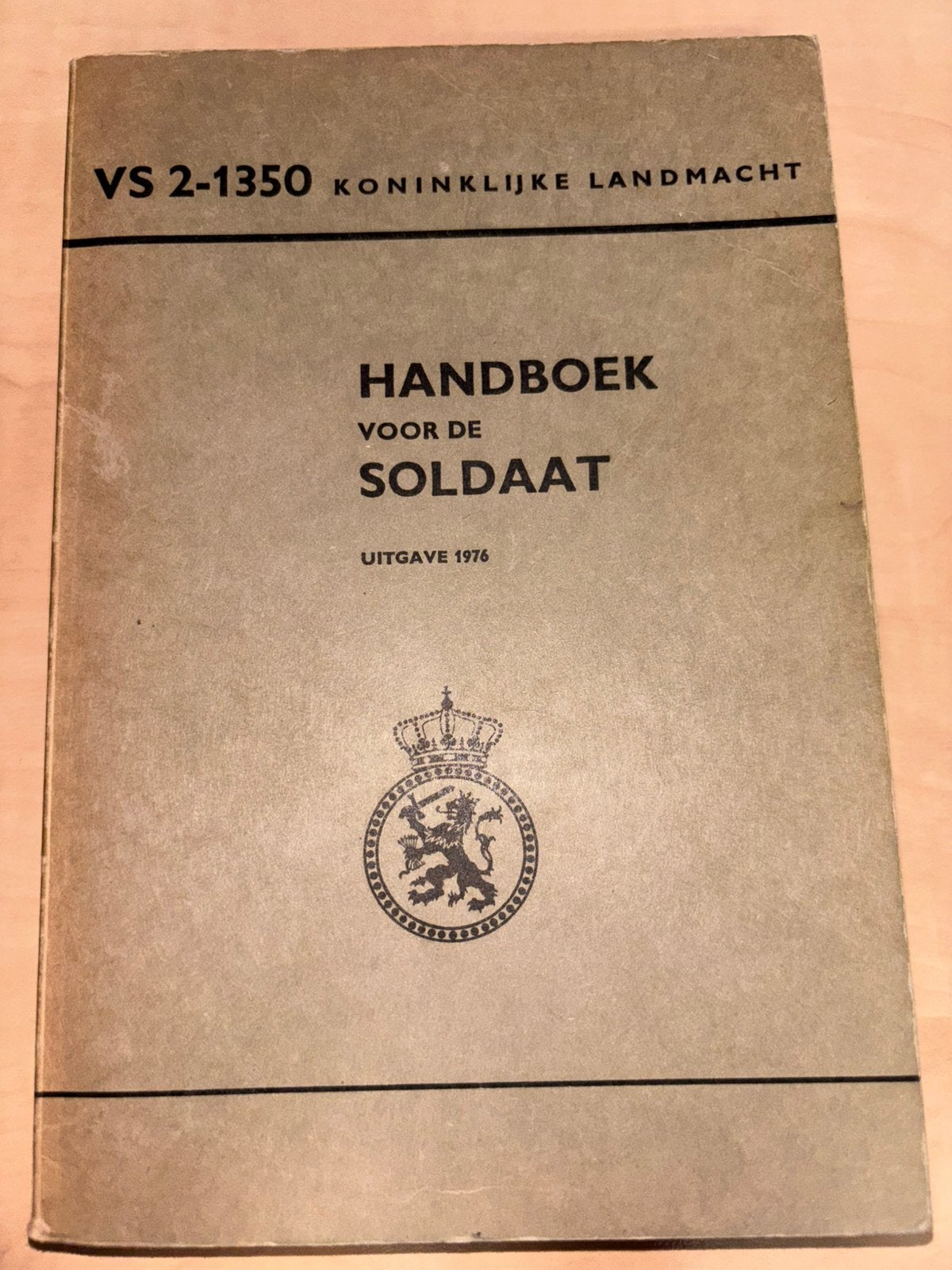 Handboek soldaat 1976, Verzenden, Landmacht, Nederland, Embleem of Badge