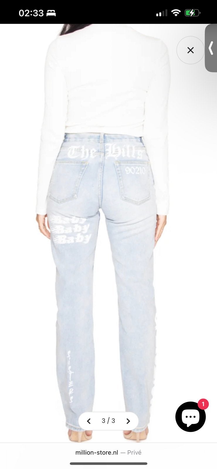 Spijkerbroek LA SISTERS jeans straight dames broek 36 S, Blauw, Nieuw, Ophalen of Verzenden, Maat 36 (S)