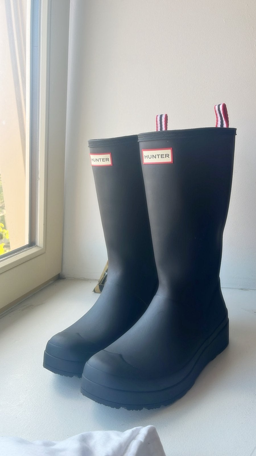 Hunter boots maat 40,5, Kleding | Dames, Zwart, Snowboots, Ophalen of Verzenden, Zo goed als nieuw