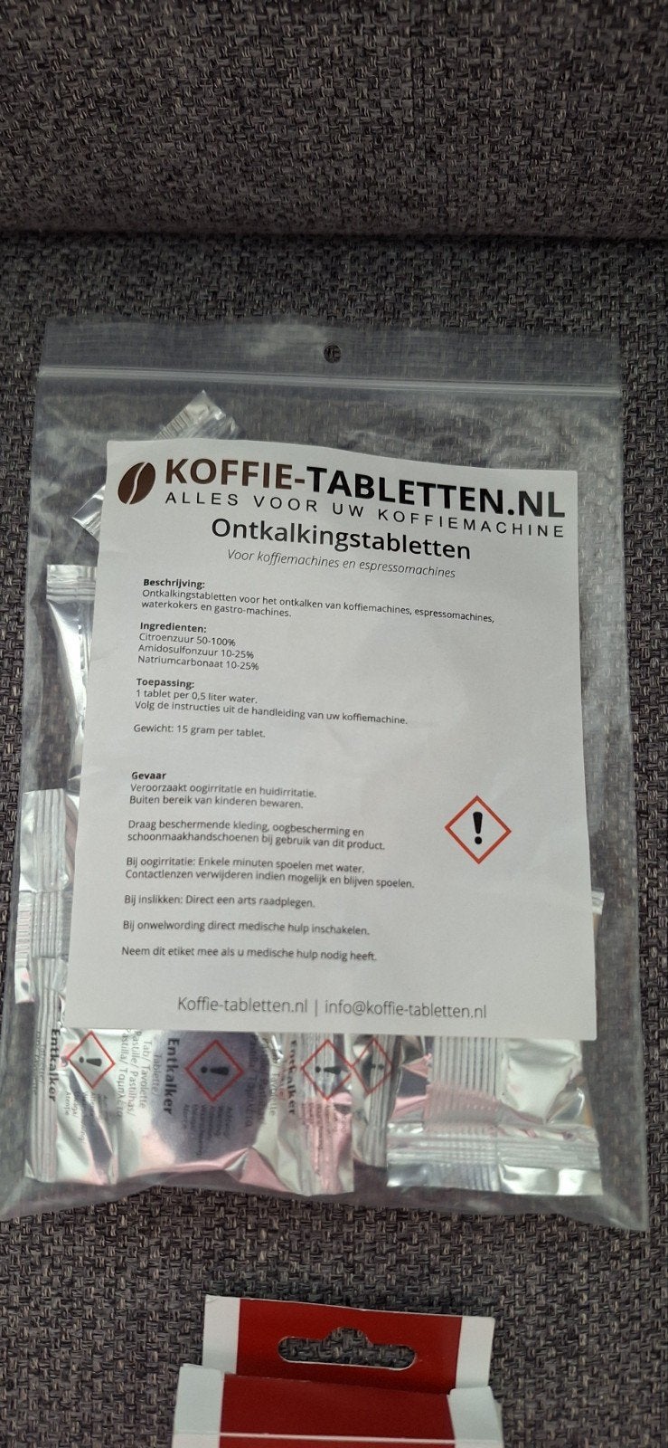 Koffiemachine reinigingstabletten en ontkalkingstabletten, Ophalen of Verzenden, Nieuw