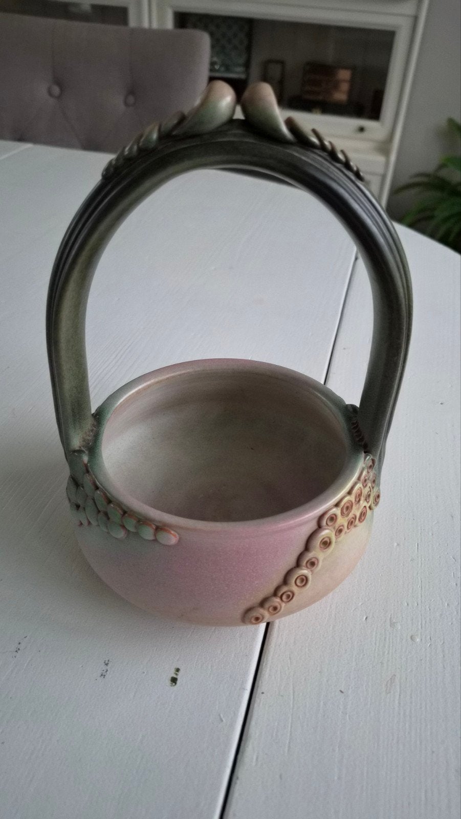Vintage keramische mand van J. Cock, Ophalen of Verzenden