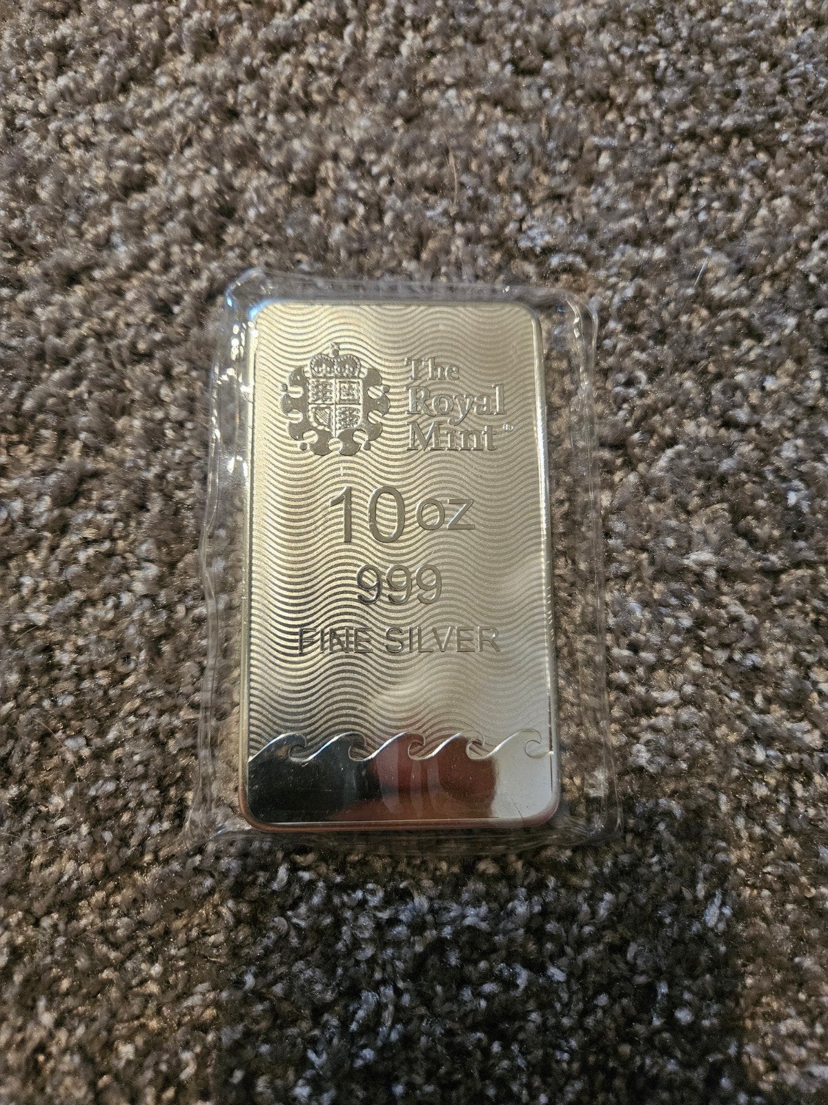 10 Oz Royal Mint Zilverbaar Britannia, Ophalen of Verzenden, Zilver
