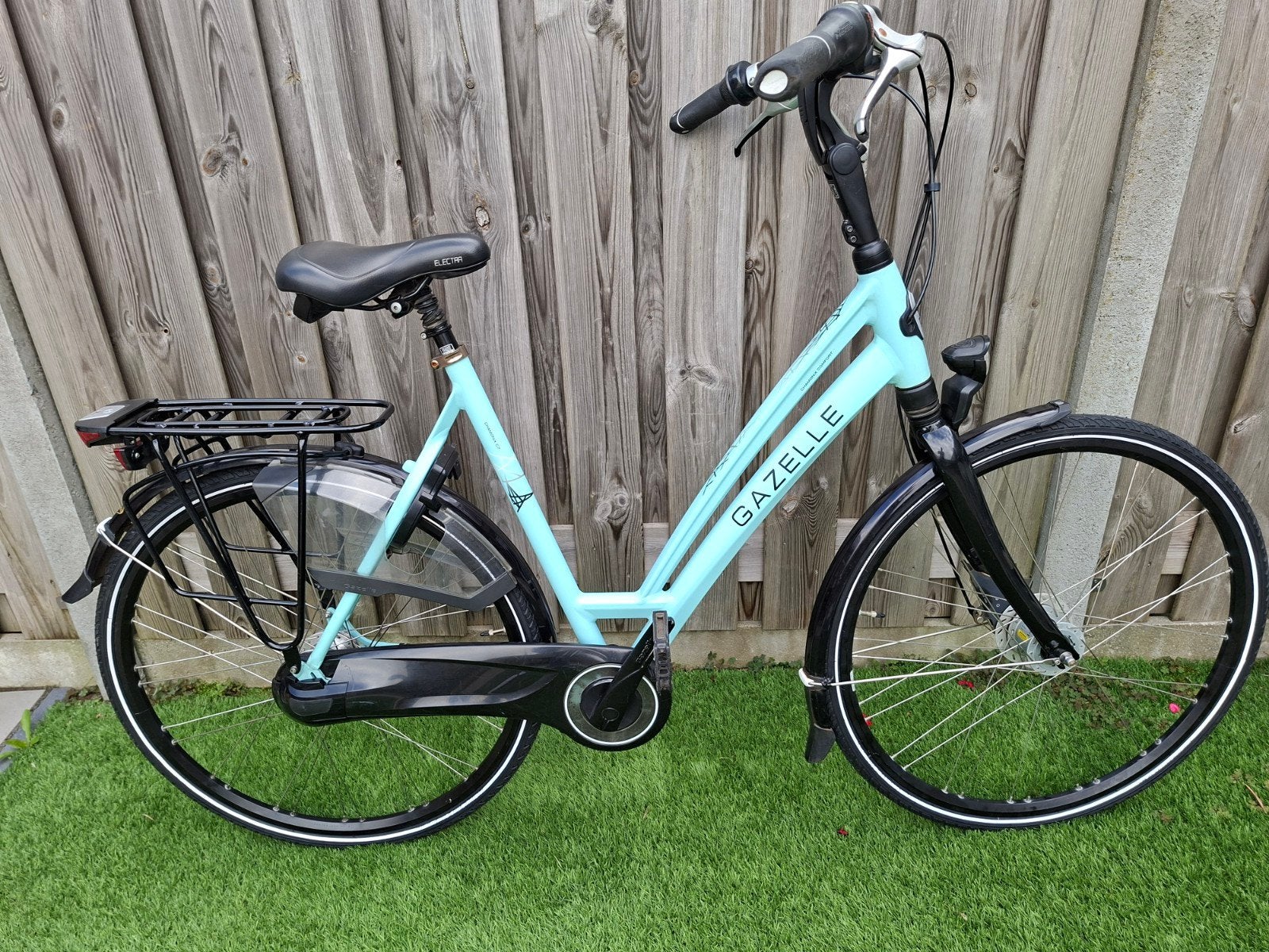 Gazelle chamonix C7 damesfiets., Ophalen, Gebruikt, Versnellingen, 56 cm of meer