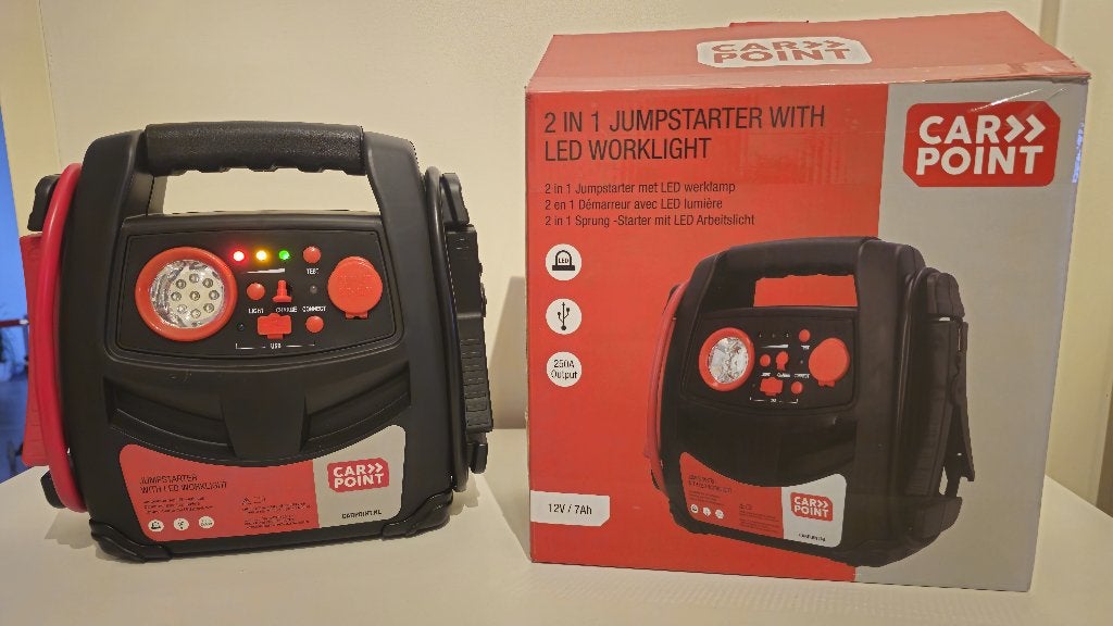 Carpoint jumpstarter 12V 7Ah, Auto diversen, Jumpstarters, Ophalen, Zo goed als nieuw